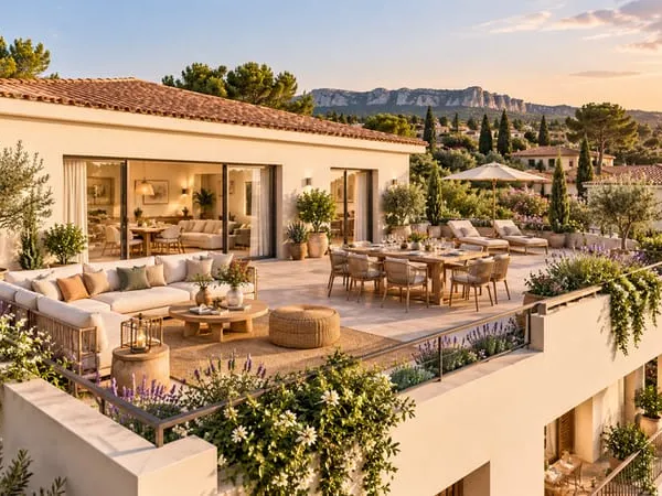 ROQUEFORT LA BÉDOULE - MAGNIFIQUE TERRASSE POUR CE T4 - AVANT PREMIÈRE
