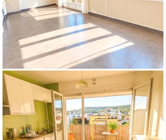 Appartement 88m2 garage vue