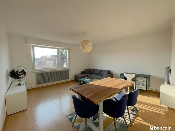 Colmar - Beau T2 lumineux 59 m² - Dernier étage - Vue dégagée