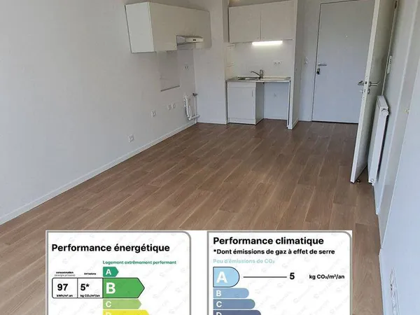 Appartement 2 pièces 39 m²