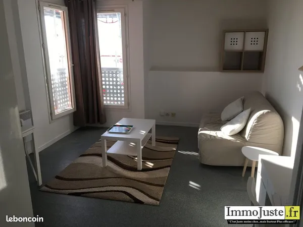 Studio 1 pièce 21 m²