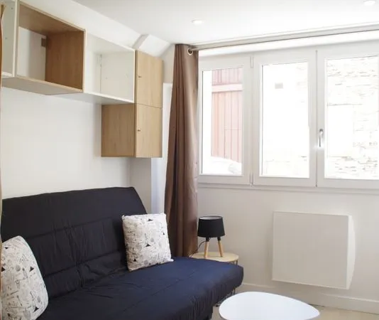 Studio meublé 17 m² quartier Doutre