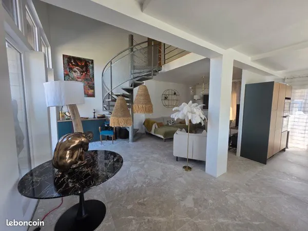 Maison magnifique, maison, style loft