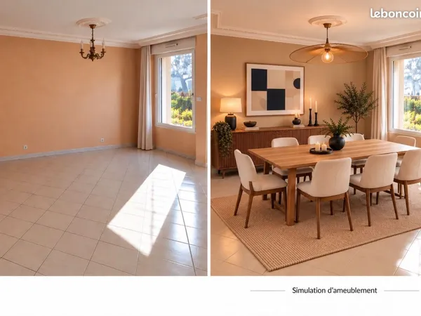 Appartement - 5 pièces - 108m2 - Rdc jardin - 1 boxe au sous-sol (possible parking extérieur supplém