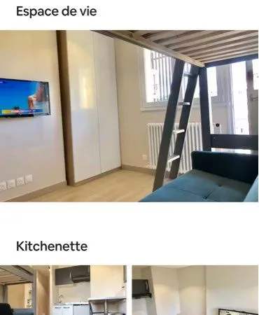 Loue studio 18m2 - Annecy centre - refait a neuf