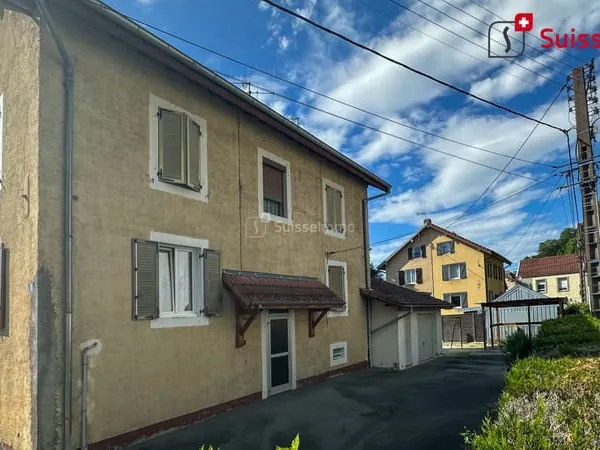 Maison mitoyenne à Valentigney 6 pièce(s) 100 m2, terrain 270 m², 4 chambres