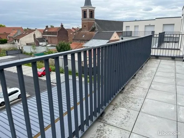 T3 EMMERIN 65m2 terasse et parking