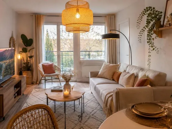 3 PIECES, GRANDE TERRASSE, PARKING