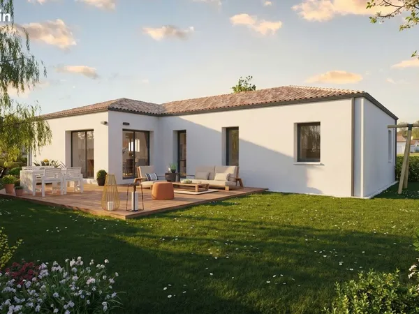 Projet de construction d'une maison 96 m² avec terrain à LA VARENNE (49)