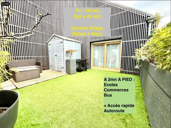 Appartement 4 pièces 76 m²