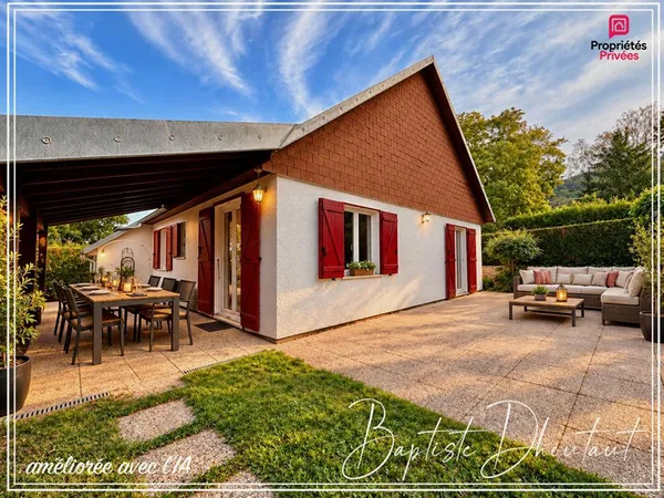DEVECEY (25870) - MAISON 105 M² - 3 A 4 CHAMBRES - TERRAIN CLOS 725 M² - 294 000 FAI
