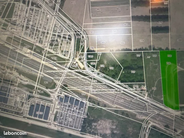 Location de terrain vers la gareSNCF
