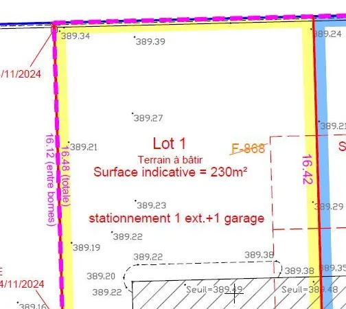 Terrain constructible