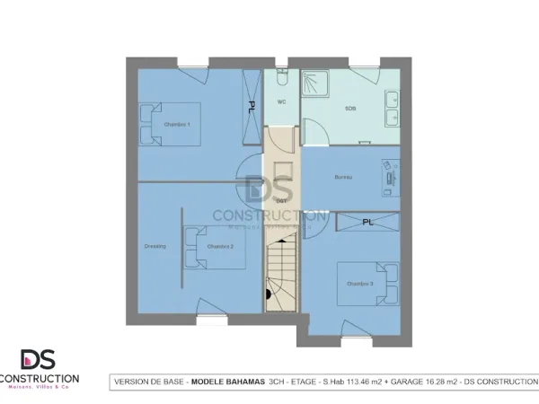 Maison neuve 5 pièces 113 m²