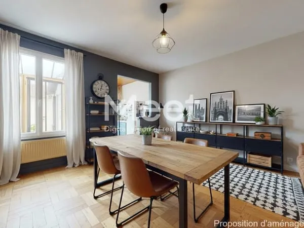 VITRY SUR SEINE - CÔTEAU-MALASSIS - MAISON 3 PIÈCES DE 65 M² AVEC JARDIN - PROCHE METRO