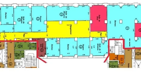 Bureaux 3330 m²