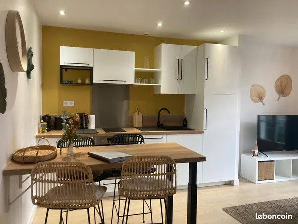 T2 meublé premium 40 m² avec balcon - Tout compris - Parking - Niort centre