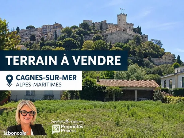 Terrain 3 015 m² Cagnes Sur Mer