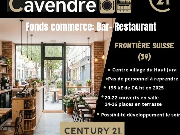 Restaurant 1 m² LES ROUSSES
