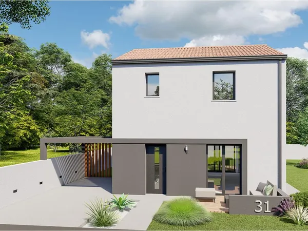 Terrain + maison 91 m²