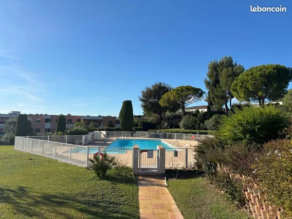 T2/3 en rez-de-jardin - Saint Jean - Antibes