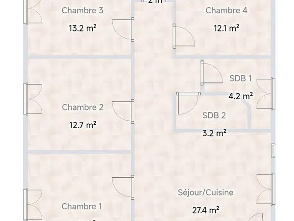 Appartement meublé colocation