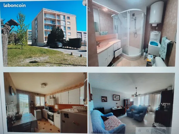 Appartement 78m² Guilherand Granges avec en plus cave et garage