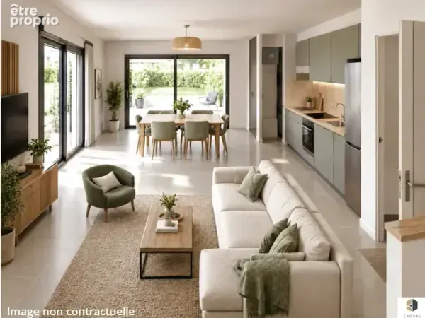 Aix les Bains - T3 rez-de-jardin - 67m2 - Terrasse et Jardin privatifs