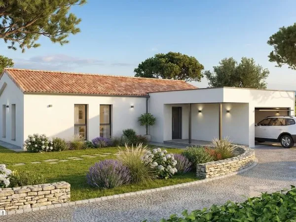 Belle maison lumineuse moderne