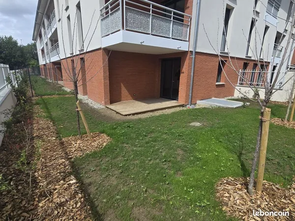 T2 de 48 m² en rez-de-jardin