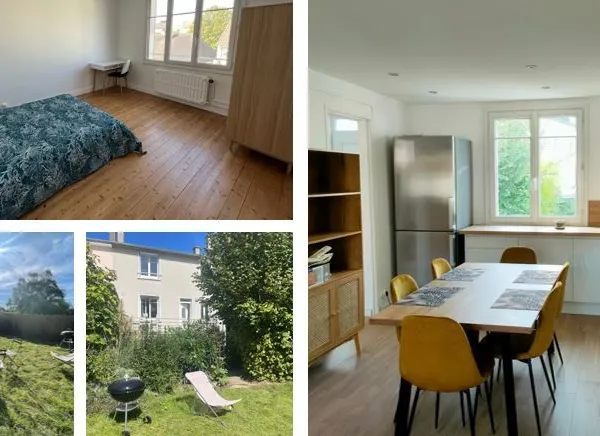 Colocation Le Mans. Neuve, maison jardin plein sud