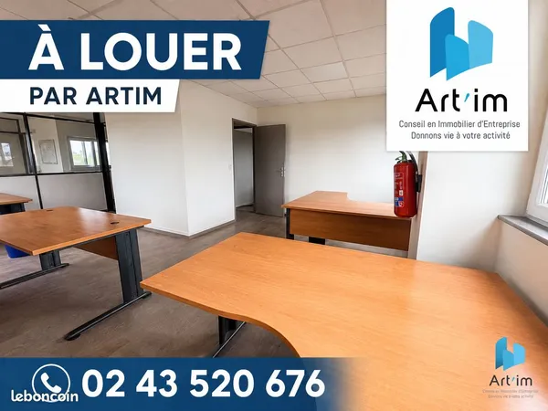 Bureaux 118 m² Le Mans