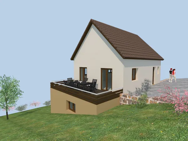 Terrain en individuel 605 m²