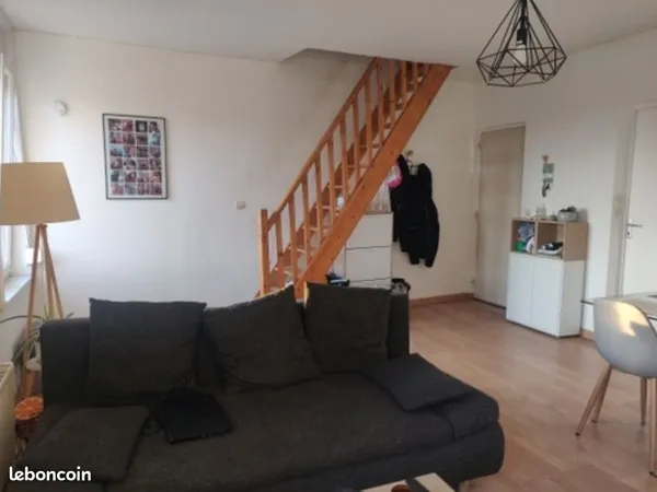 Duplex 65m2, 2bres, jardin