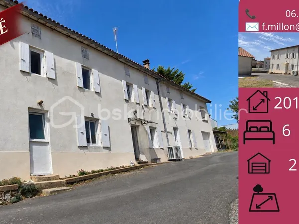 EXCLUSIVITÉ - MAISON PRINCIPALE + SECONDE MAISON LOUÉE 700 €/MOIS - LARGEASSE