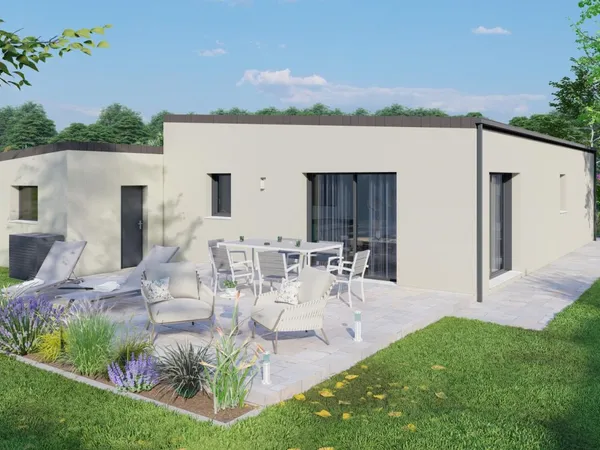 Terrain + maison 85 m²