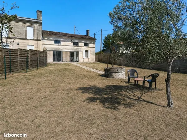 Centre-ville de Saint-André-de-Cubzac - Maison en pierre, 2 236 m² de terrain