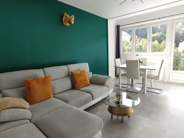 Bel Appartement T3 meublé avec Cave et Garage, traversant et lumineux - Saint-Étienne (Quartier Bern