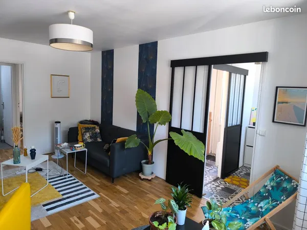 🏡 Maison meublée 2 pièces avec terrasse - Secteur Bagatelle / Bègles-Bordeaux
