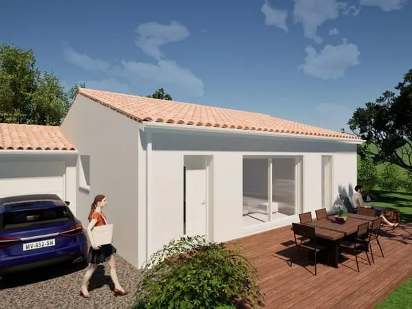 MAISON NEUVE AVEC GARAGE + TERRAIN QUARTIER LES ORS ROMANS SUR ISERE