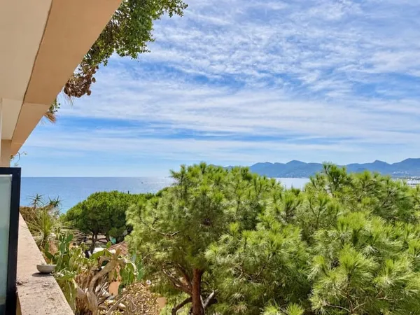 Appartement vue mer Cannes 2 pièces 30.20 m2 terrasse et parking