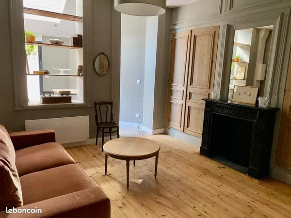 Appartement meublé avec jardin - secteur calme