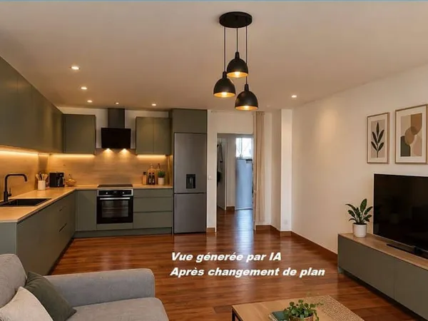 Appartement 3 pièces 53 m²
