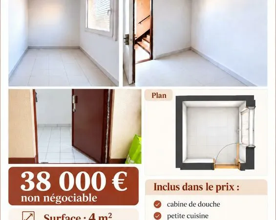 Chambre de service à vendre