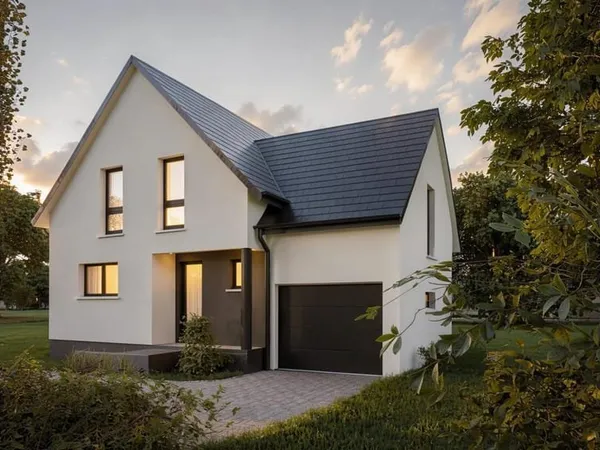 Au calme sur un beau terrain de 550 m² cette maison avec garage accolé à RANTZWILLER proche Sierentz
