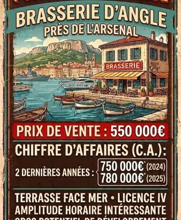 Brasserie a vendre