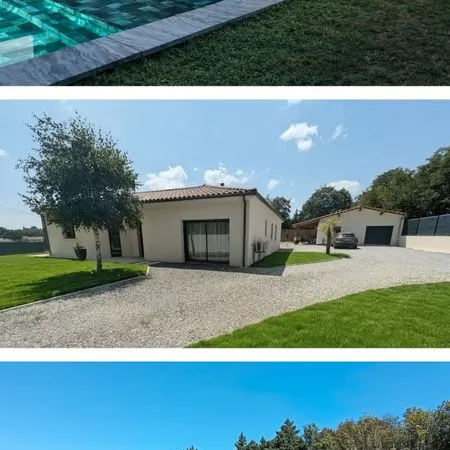 Plain-pied récent 126 m² - piscine- garage indépendant & terrain 1335m2