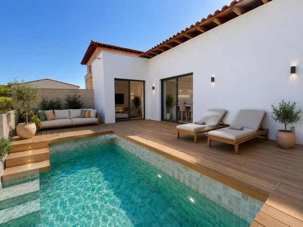 Villa neuve 91m² Parcelle 574m², Garage , Piscine