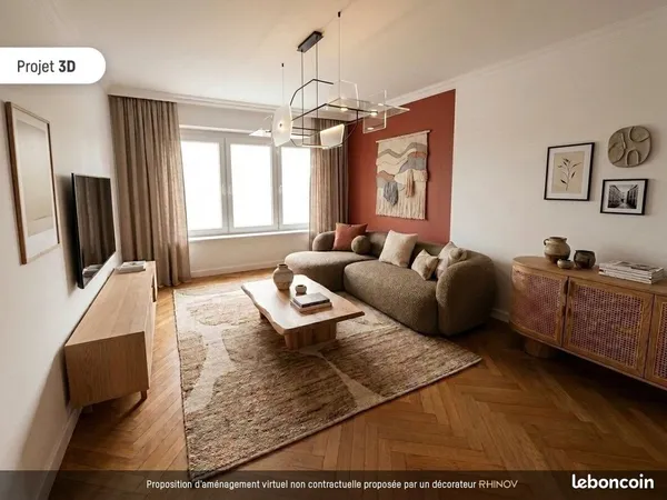 Appartement 3 pièces 65 m²