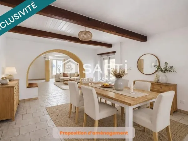 Une maison à remettre au goût du jour au coeur d'un cadre privilégié !